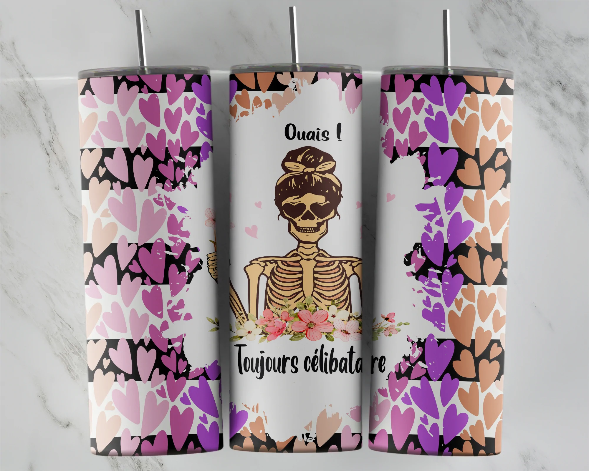 Bouteille amour / célibataire