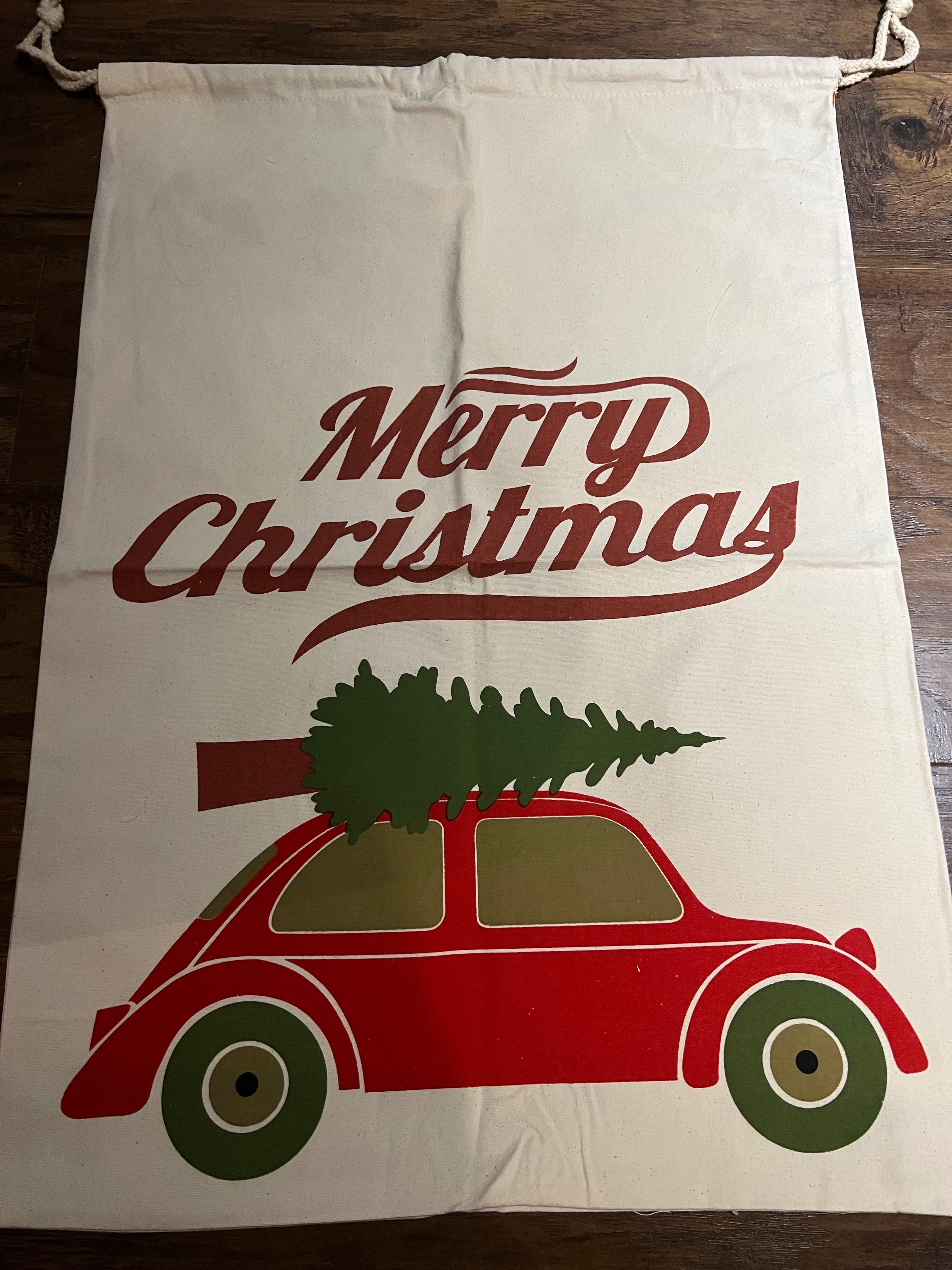 Sac de noël personnalisé