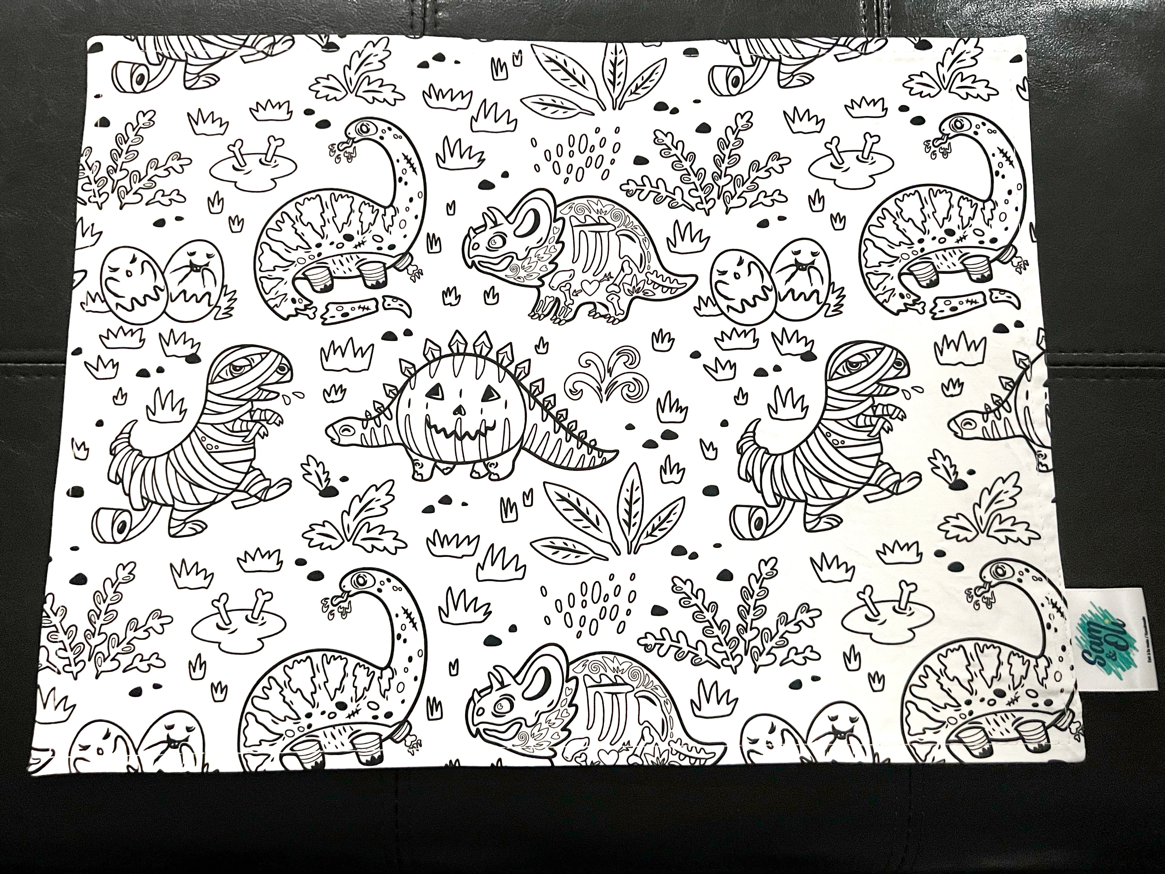 Napperons à colorier lavable