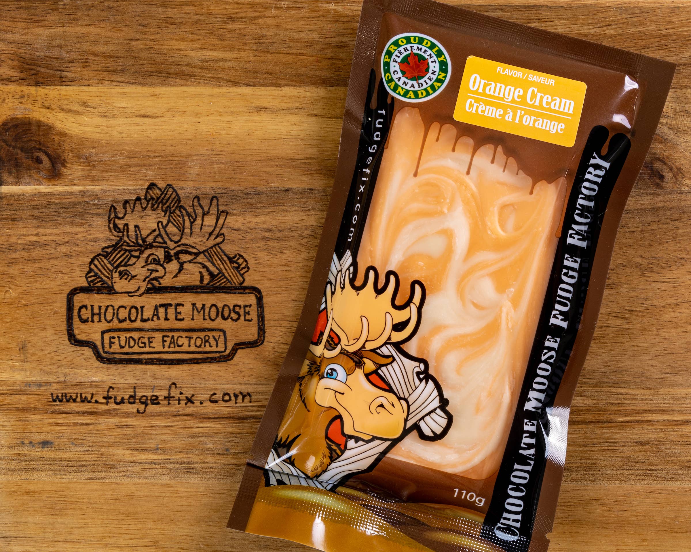 Fudge - Crème à l'orange 110g/Caisse de 12: 110g