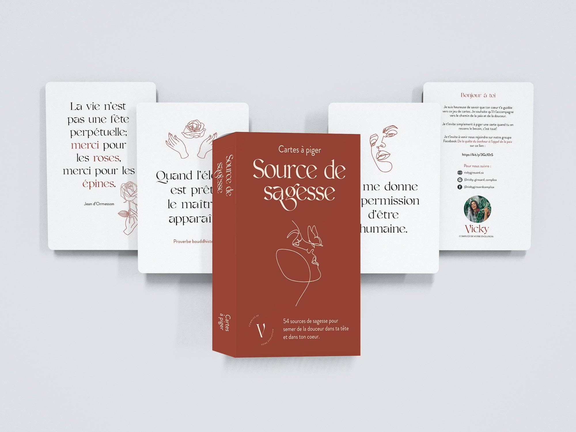 CARTES À PIGER - SOURCES DE SAGESSE
