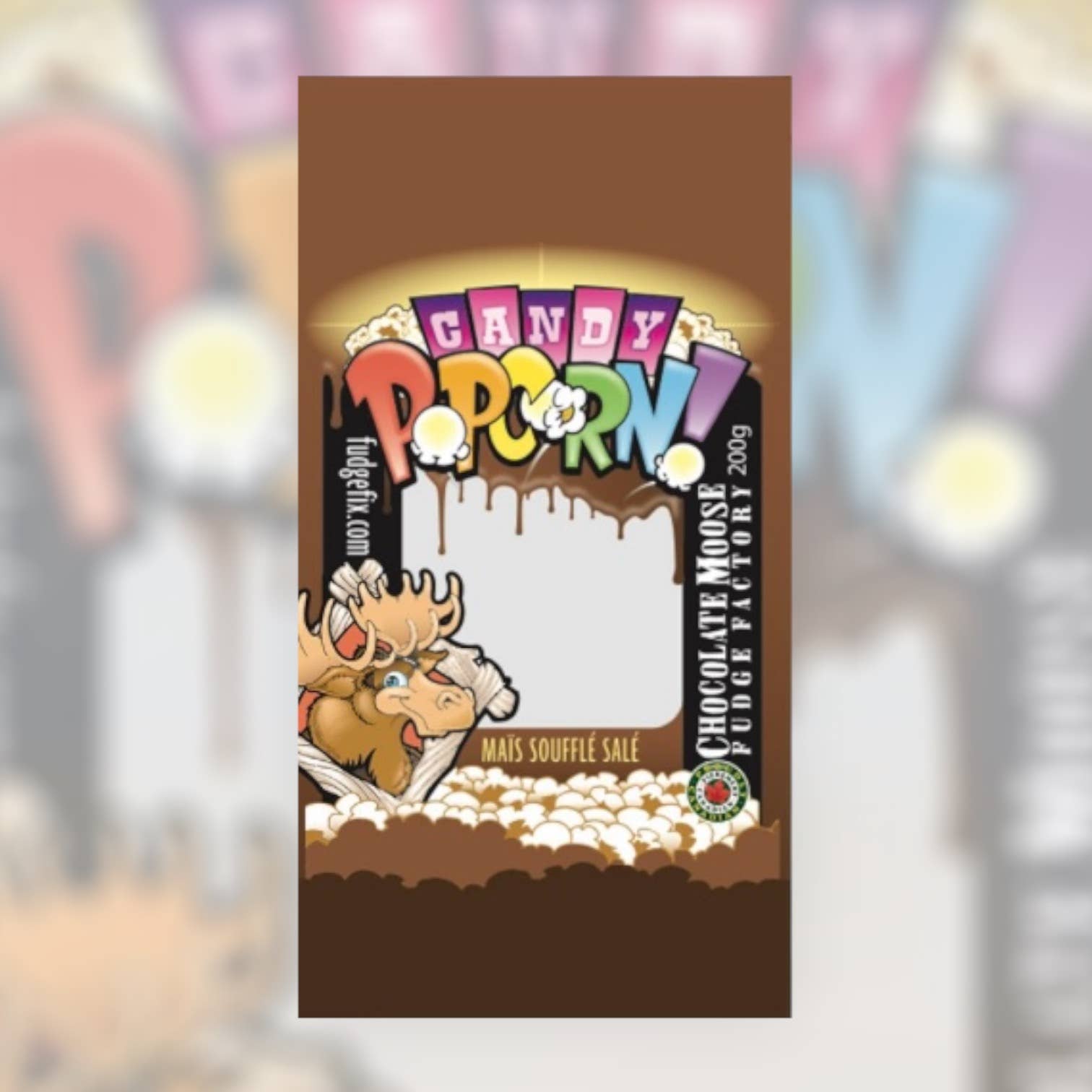 NOUVEAU Pop-corn sucré - TUTTI FRUTTI Nouvel emballage: 200g