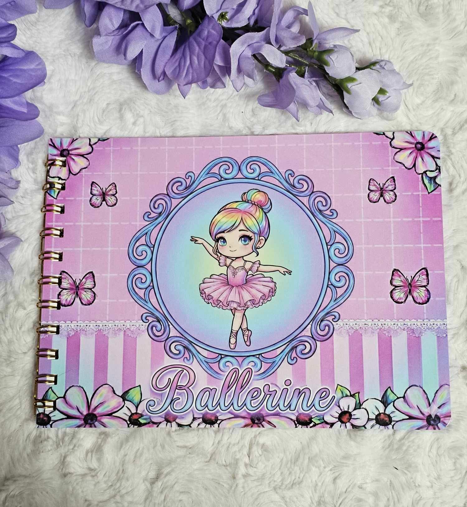 Livre de dessin ballerine