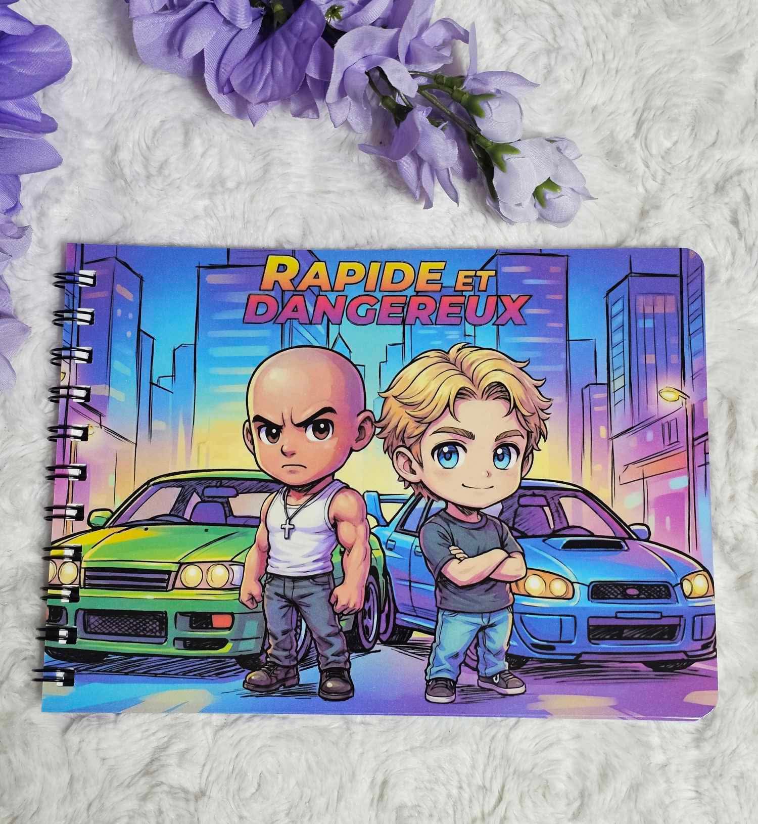 Livre de dessin course auto