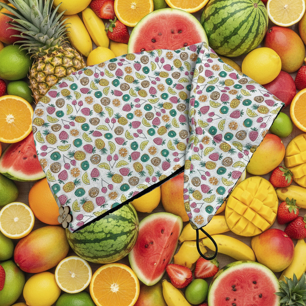 Serviette à cheveux fruits