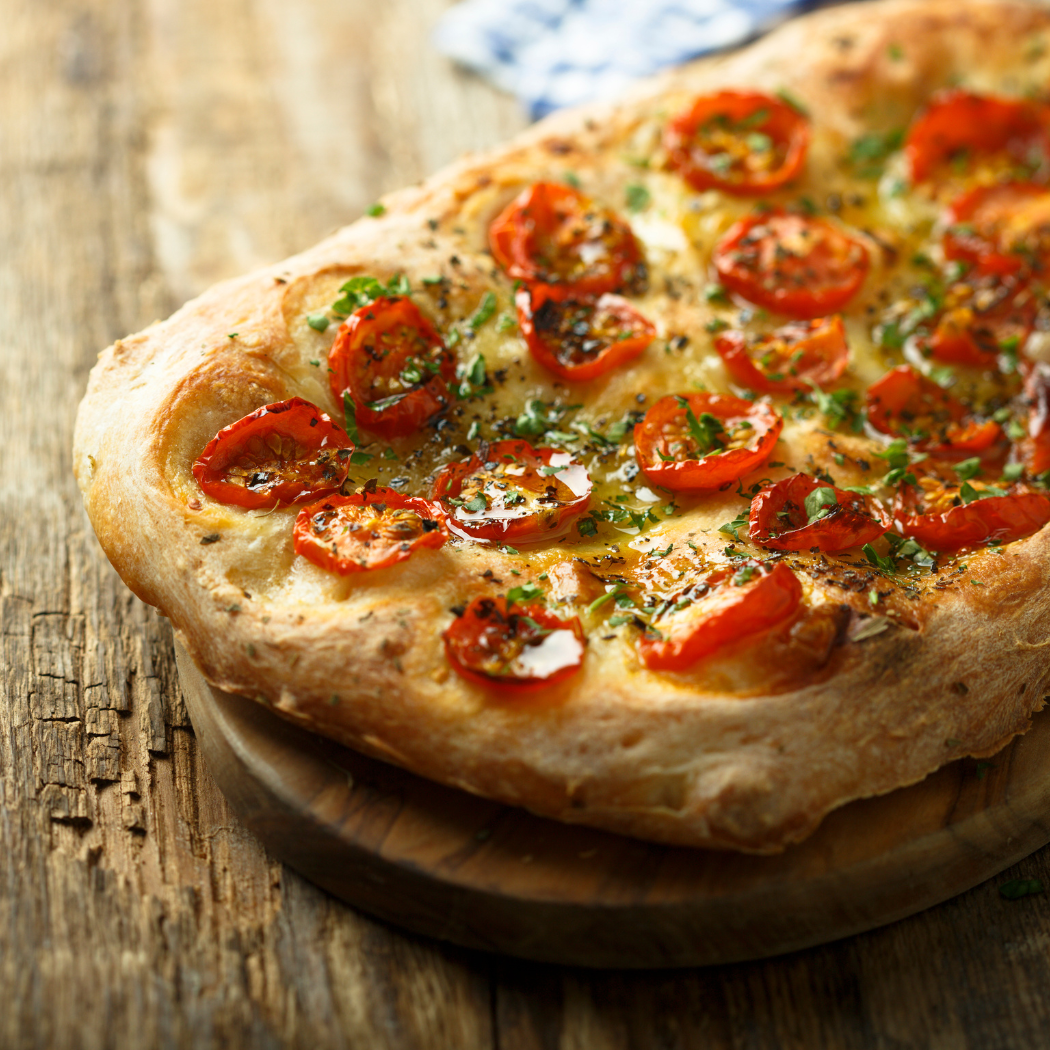 Mélange de focaccia à l'ail et au romarin