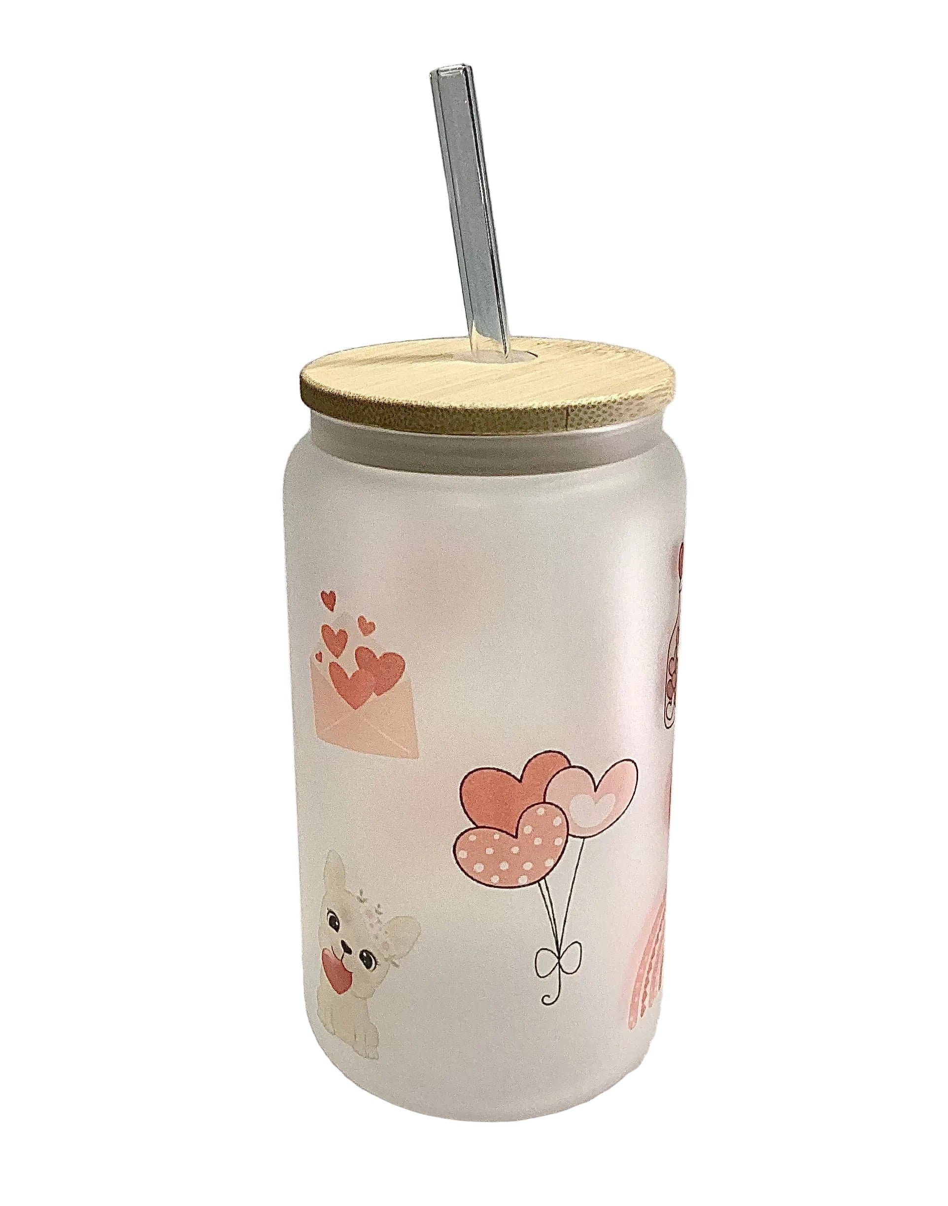 Verre avec couvercle en bois