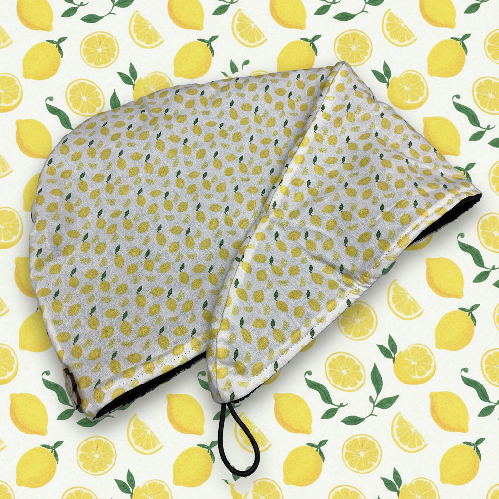 Serviette à cheveux citron
