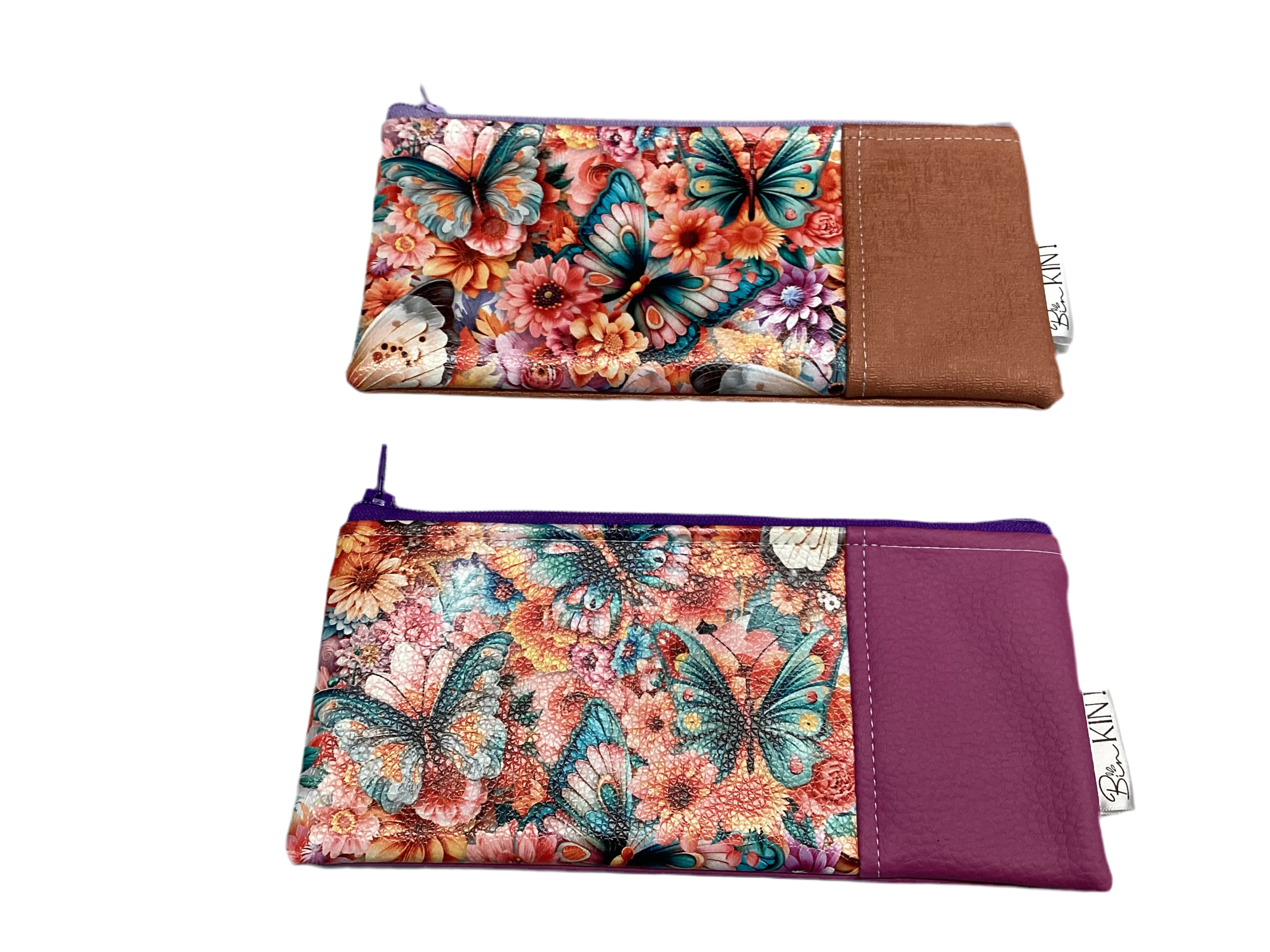 Pochette/porte billet papillon