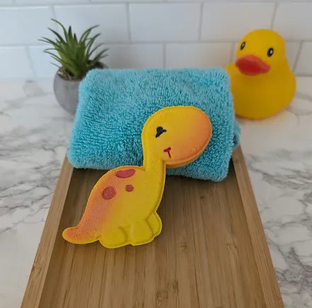 Bombe de bain dinosaure