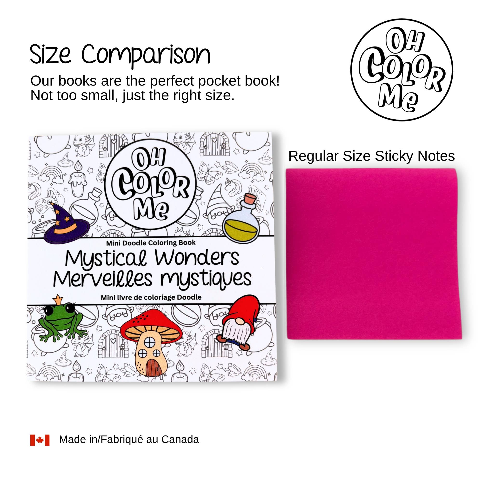 Mini livre de coloriage Mots positifs (FRANÇAIS), petit cadeau d'été