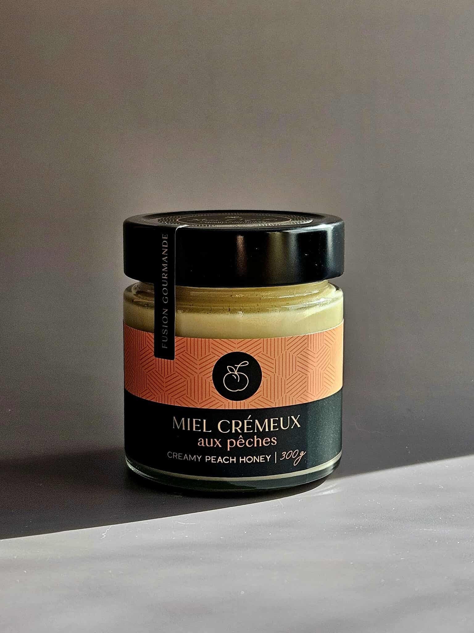 Miel crémeux aux pêches