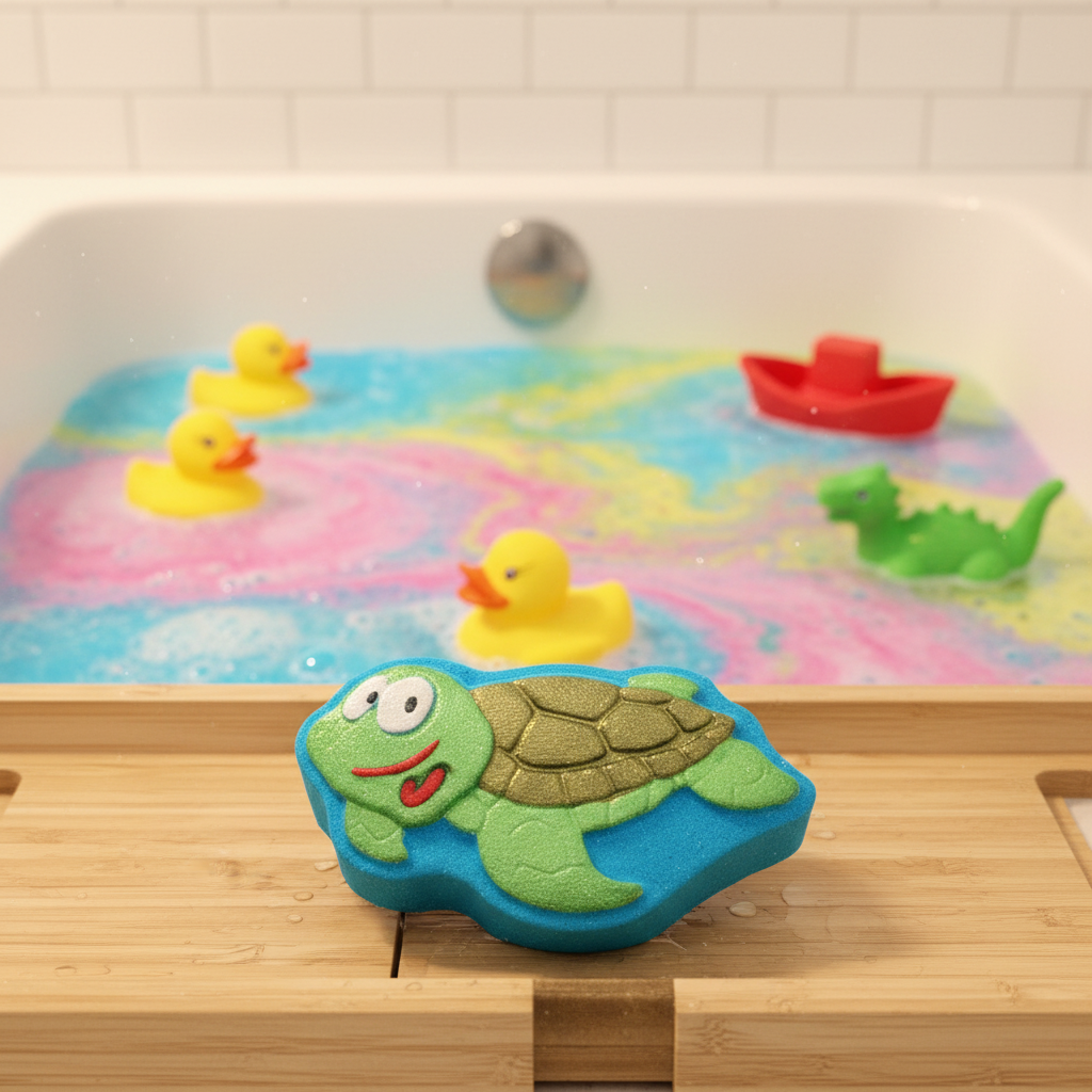 Bombe de bain tortue