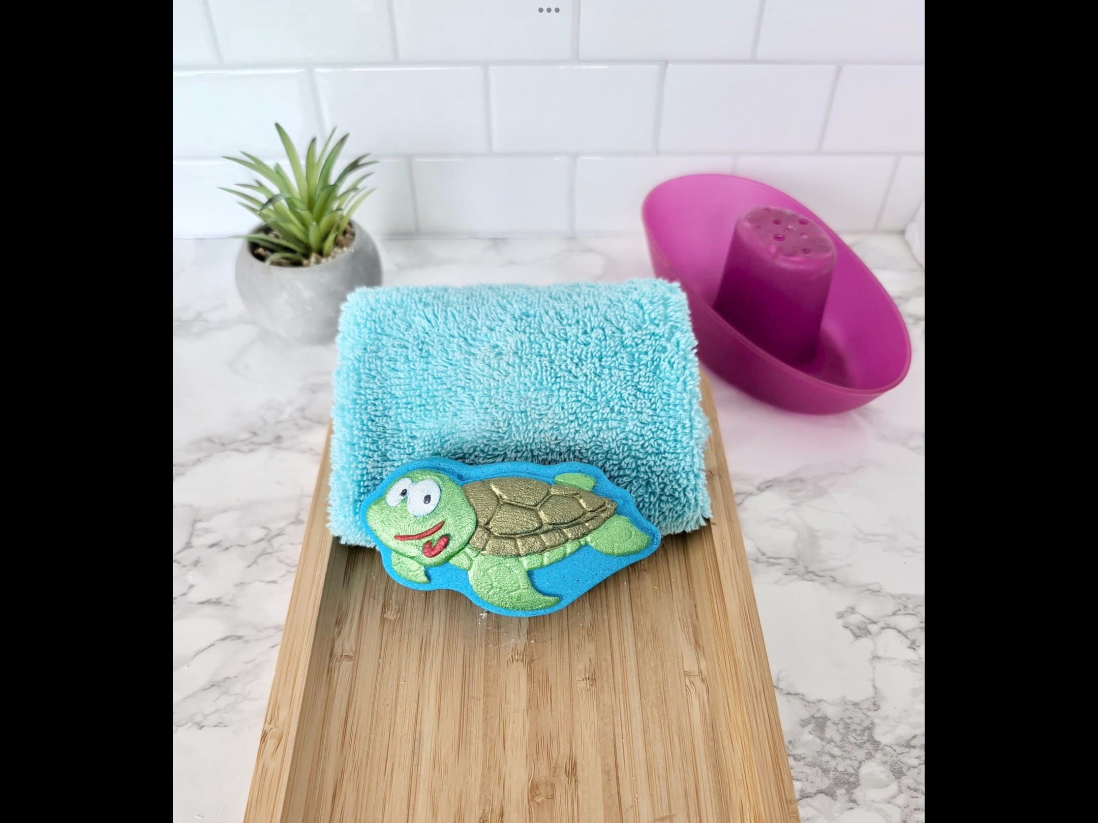 Bombe de bain tortue