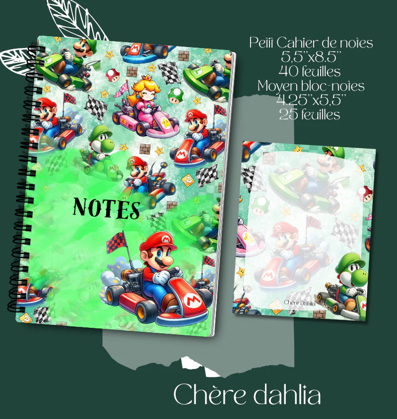 Duo papeterie jeux vidéo