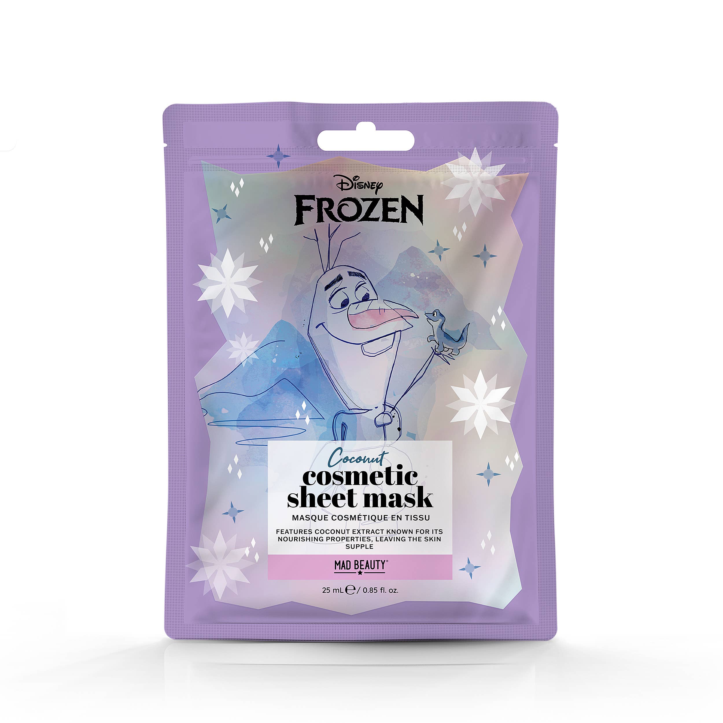 Masque cosmétique Mad Beauty Disney Frozen Olaf