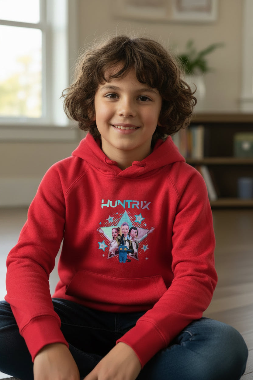 Hoodie chanteuse pop demon junior médium rouge
