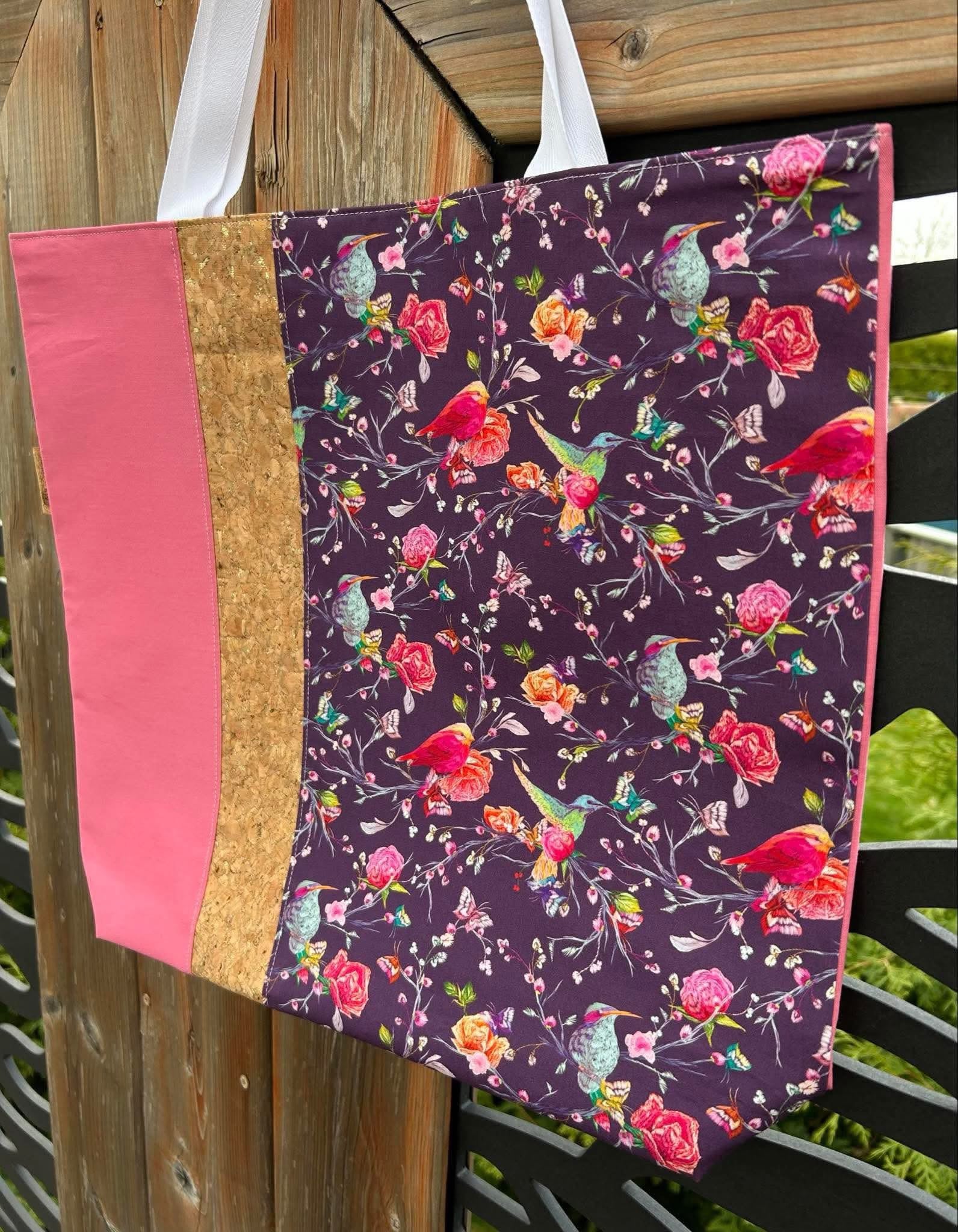 Sac fourre tout oiseau mouche, colibris , cadeau