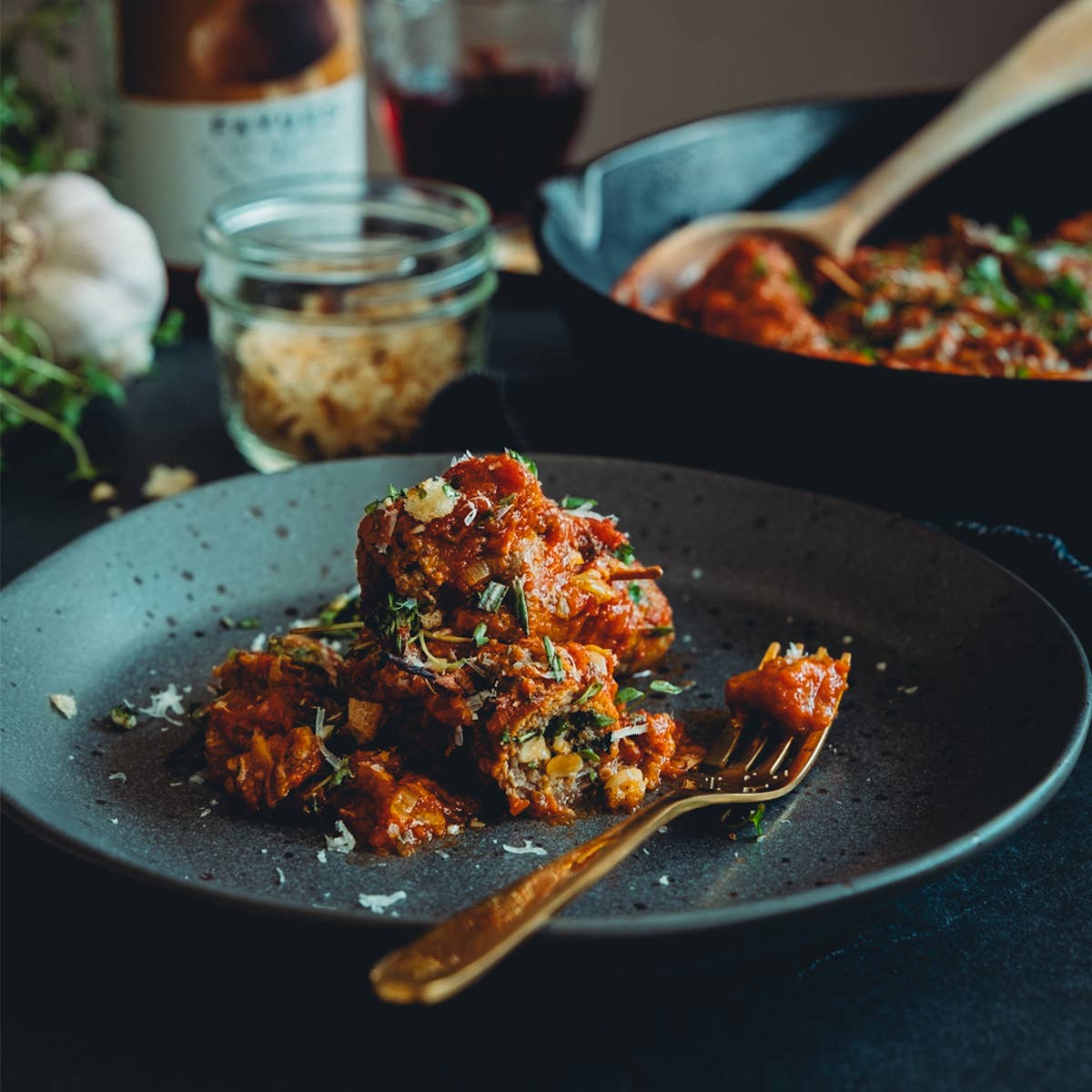 Sauce tomate aux cèpes