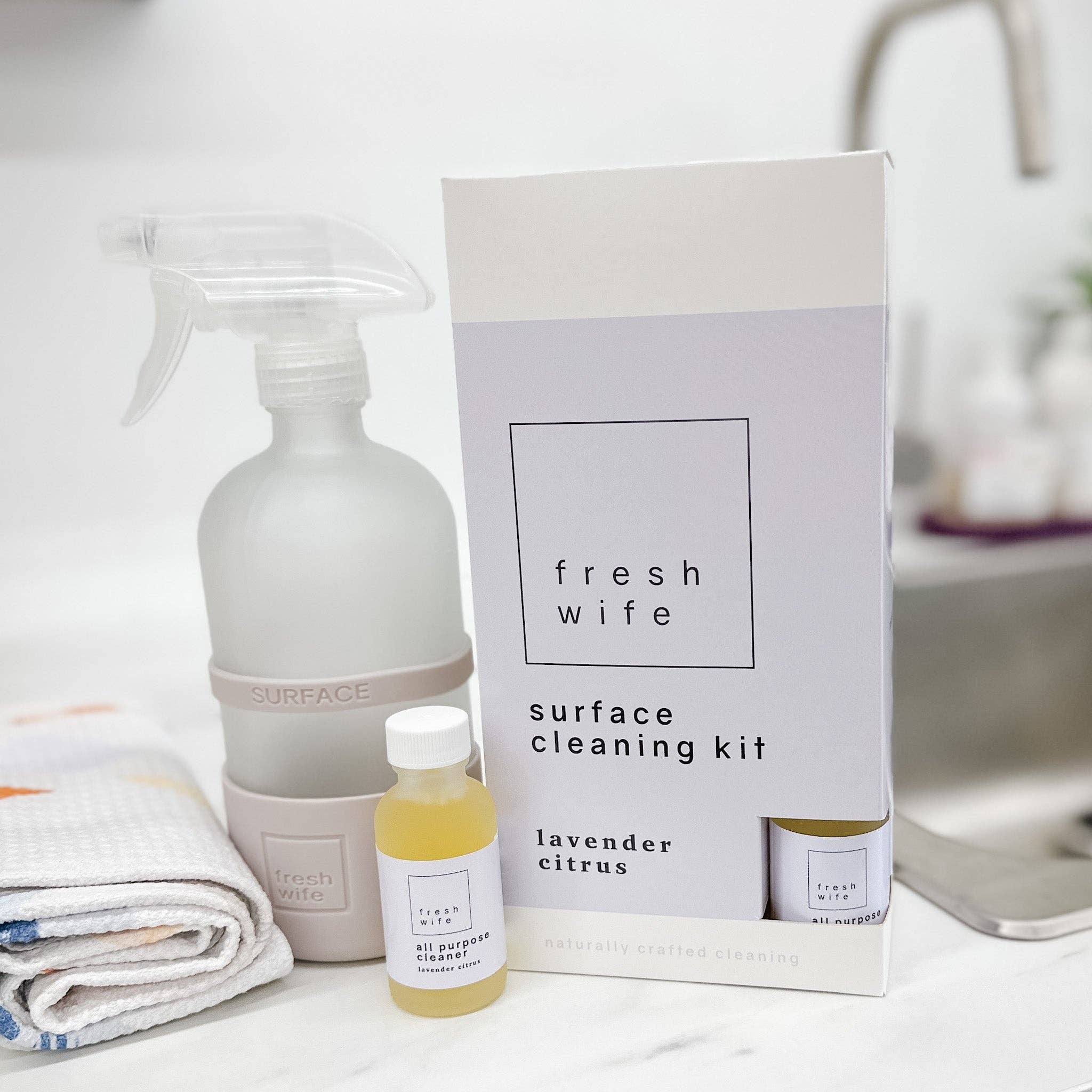 Kit nettoyant tout usage à la lavande et aux agrumes