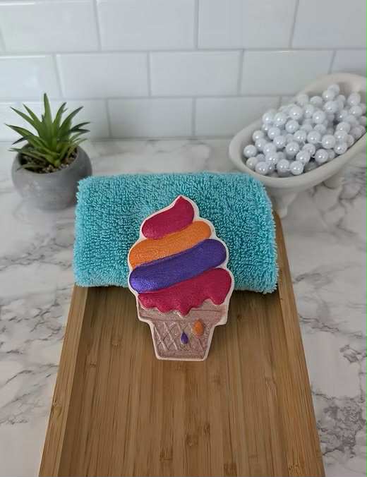 Bombe de bain crème glacée molle