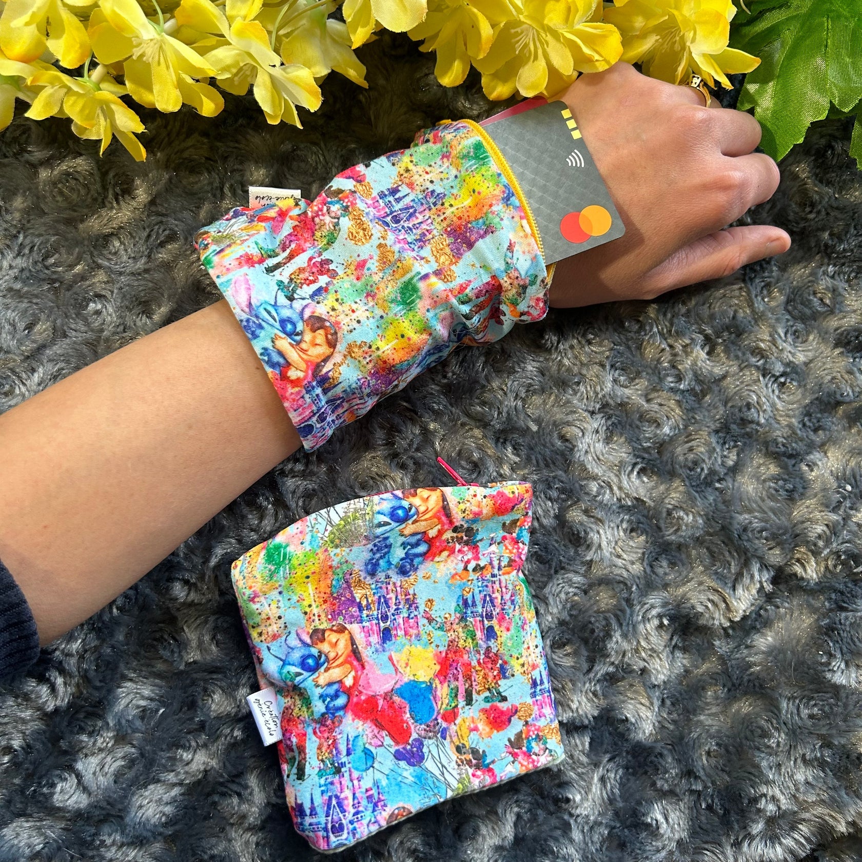 Portefeuille de poignet noir