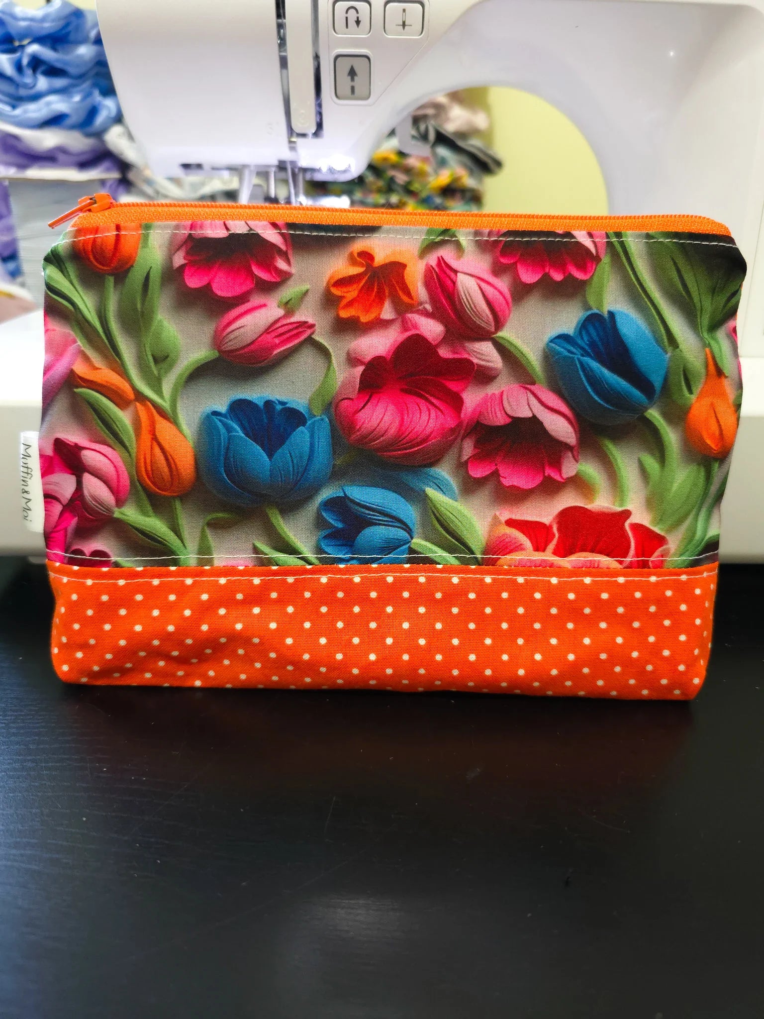 Pochette fleurs tulipes