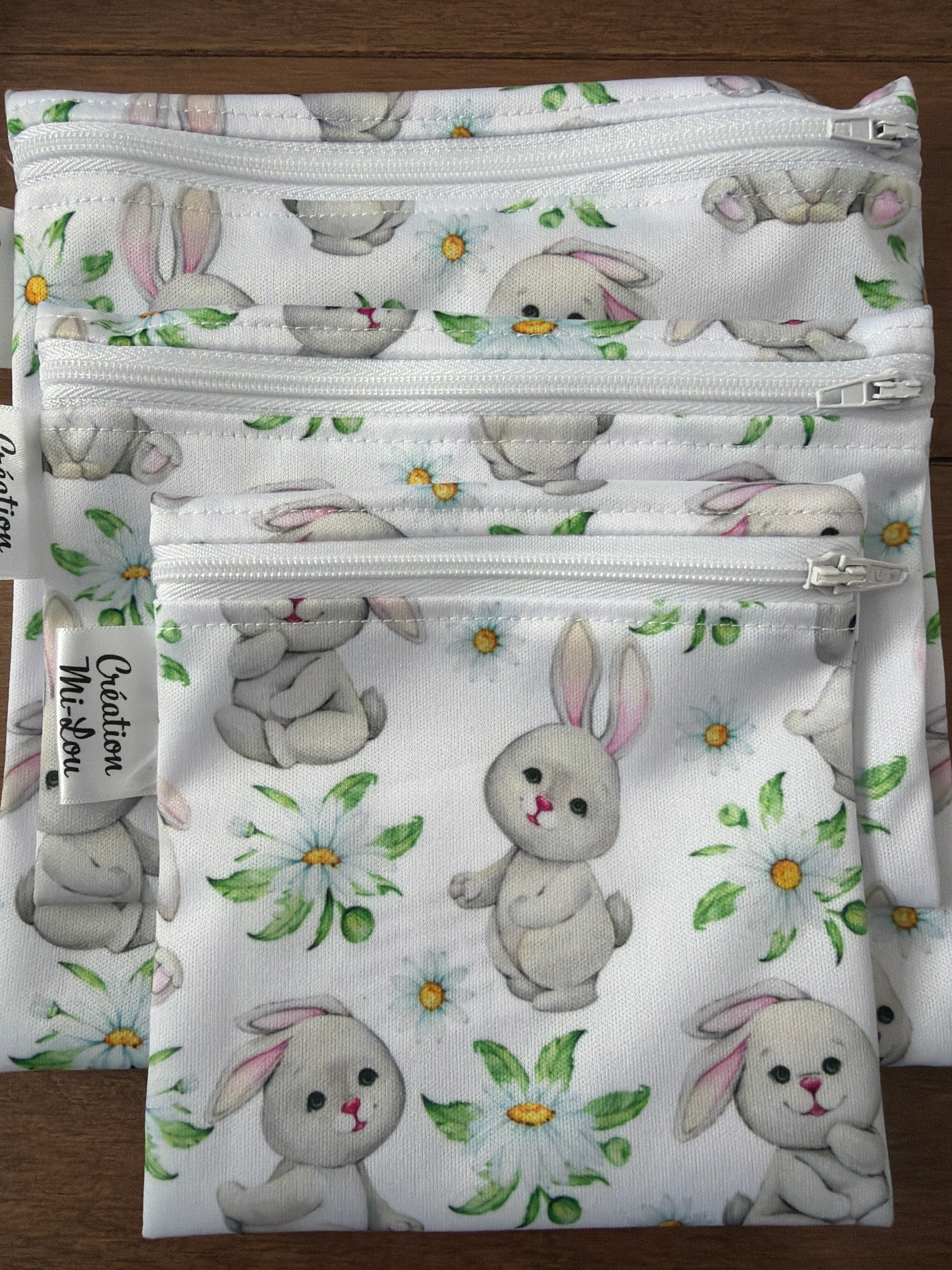 Sac à collation lapins