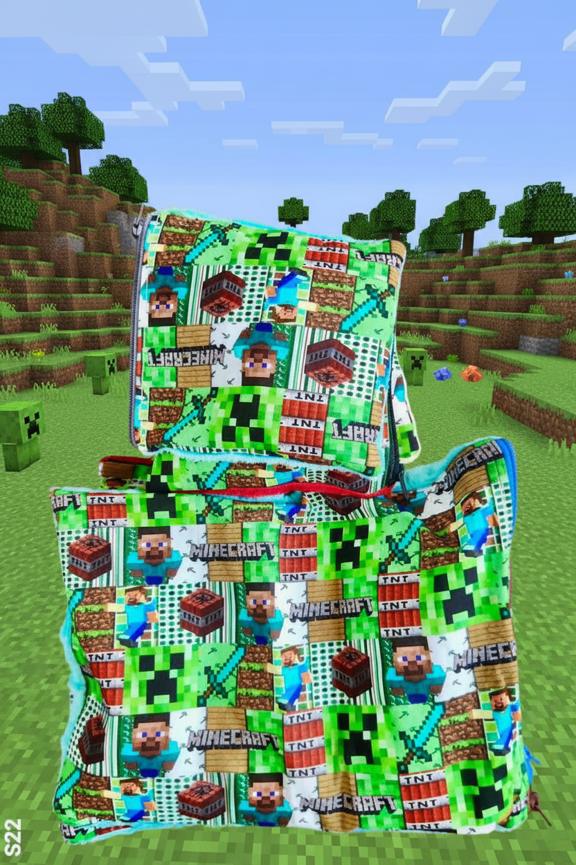 Sac chauffant mine personnage jeux