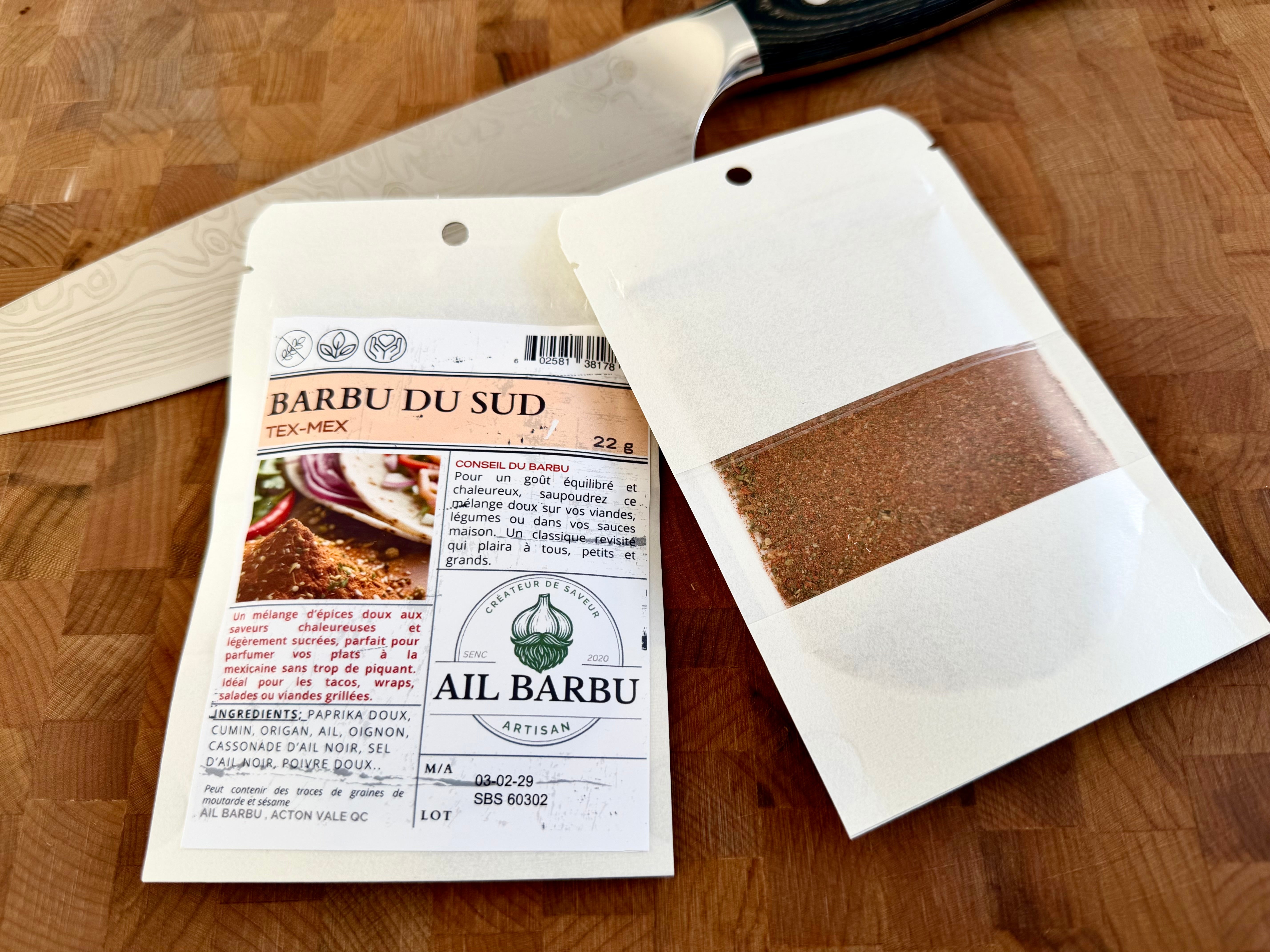 Épices barbu du sud (tex-mex)