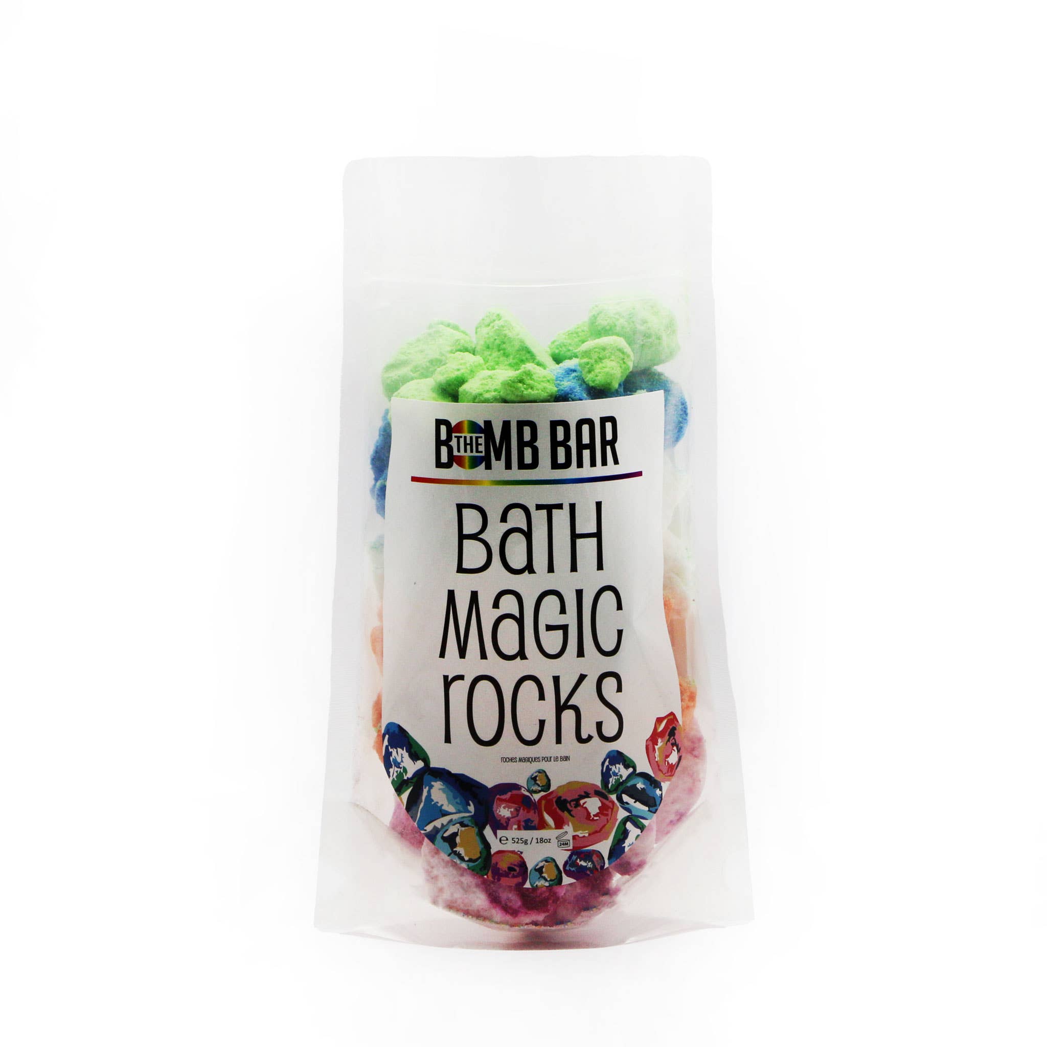 Roches magiques de bain: 125g ( couleur aléatoire)