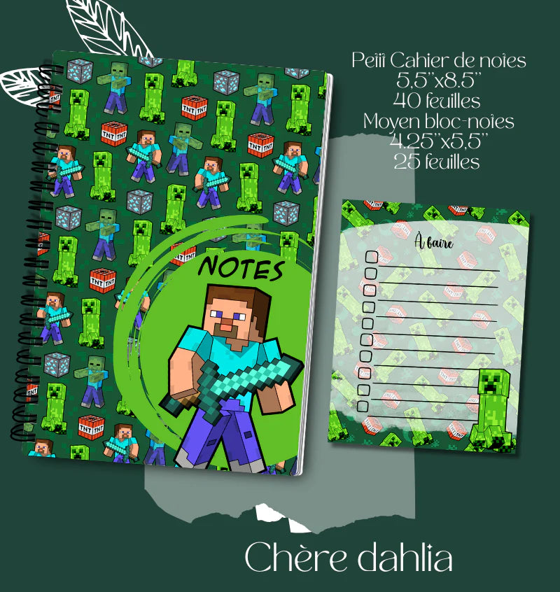 Duo papeterie jeux vidéo