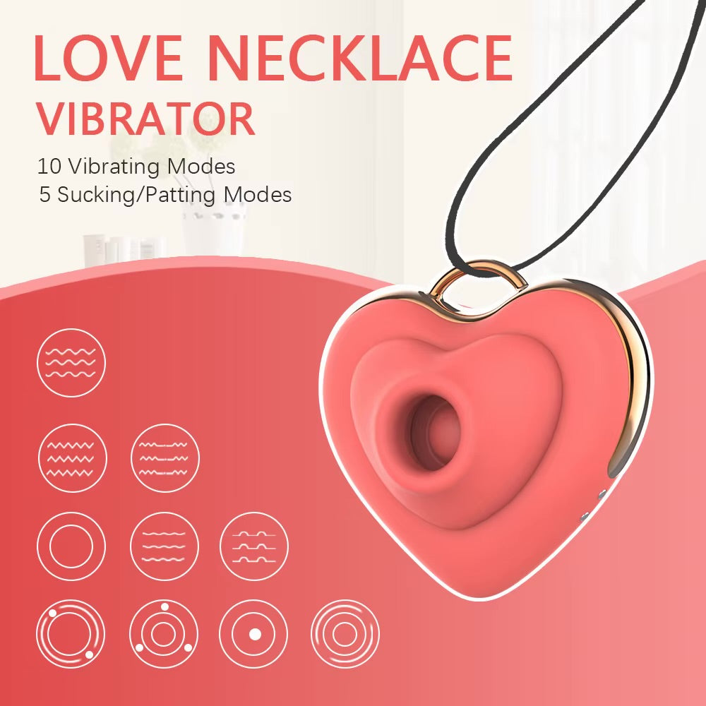 Jouet adulte coeur succion