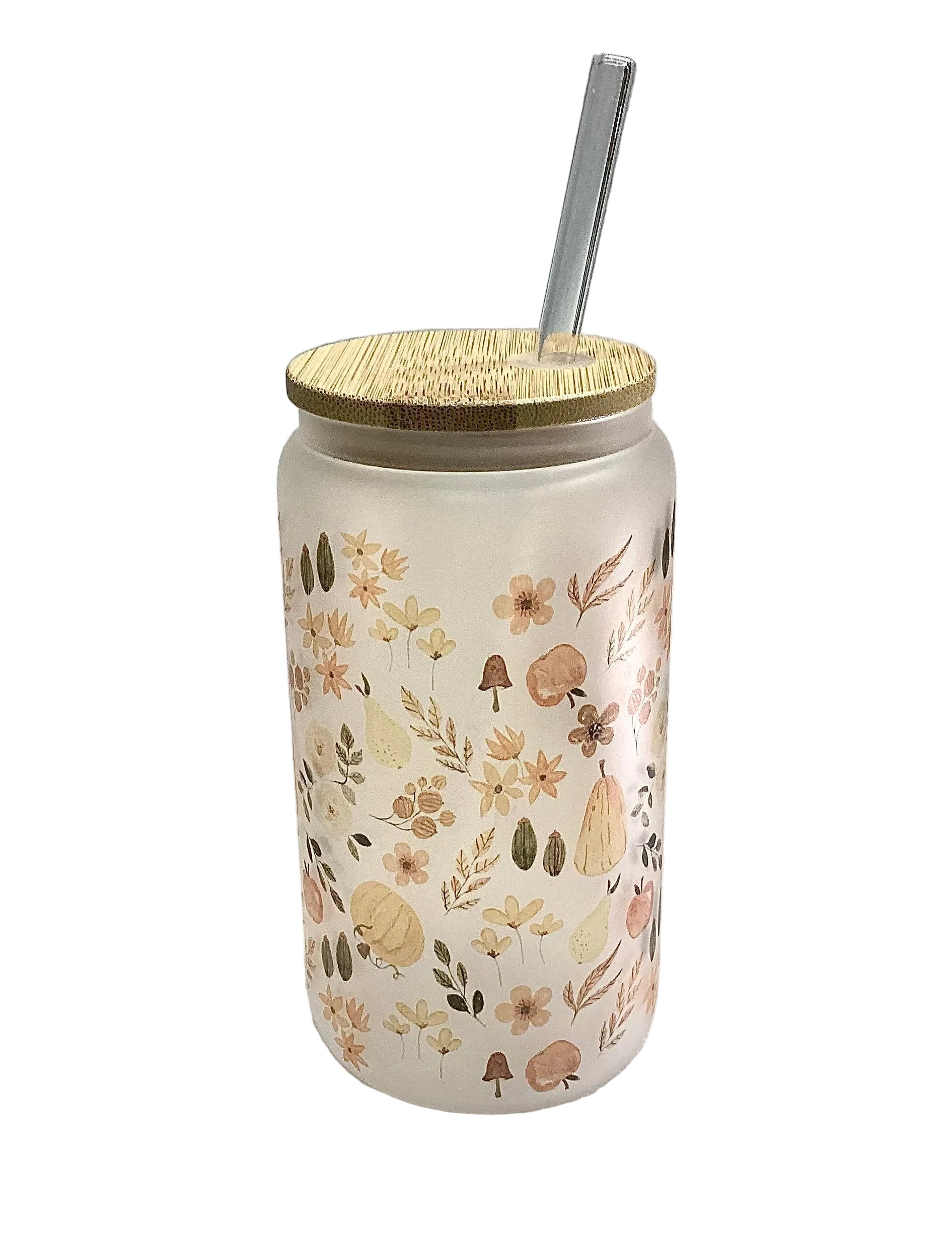 Verre avec couvercle en bois