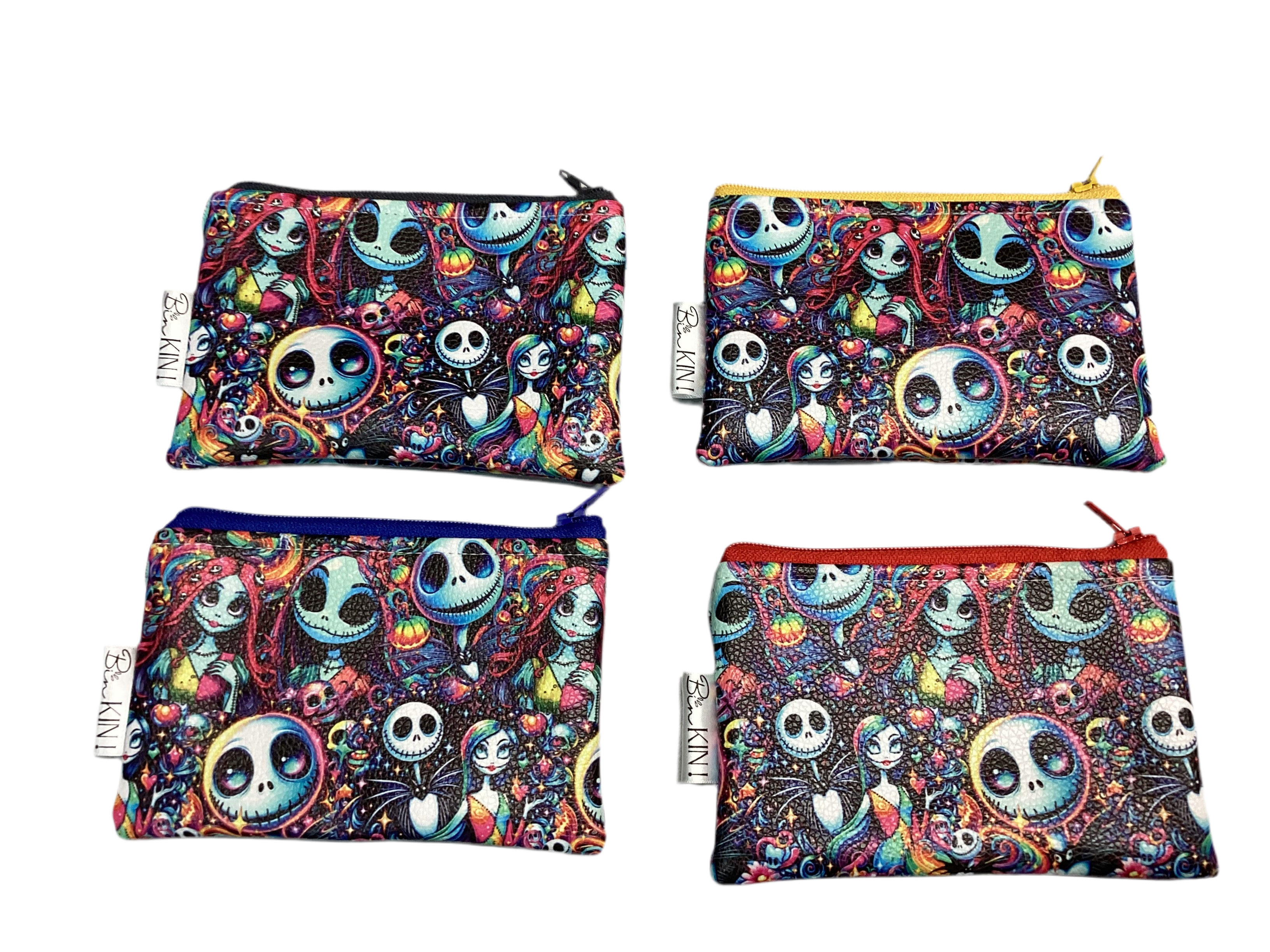 Pochette/porte monnaie squelette personnage