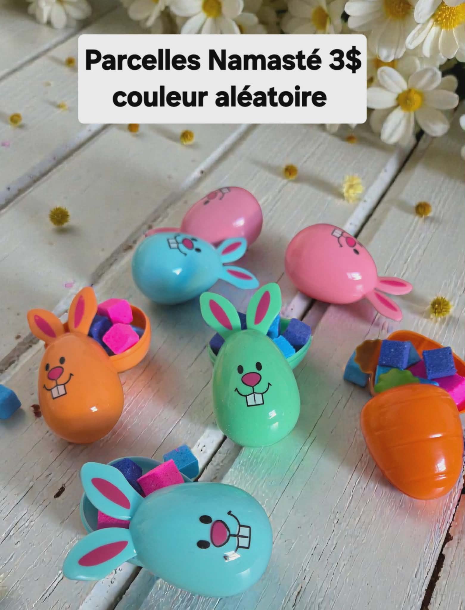 Lapin et carotte remplis de parcelles de météorite aux huiles essentielles NAMASTÉ -