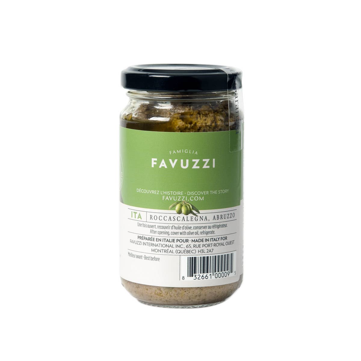 Tapenade d'olives vertes