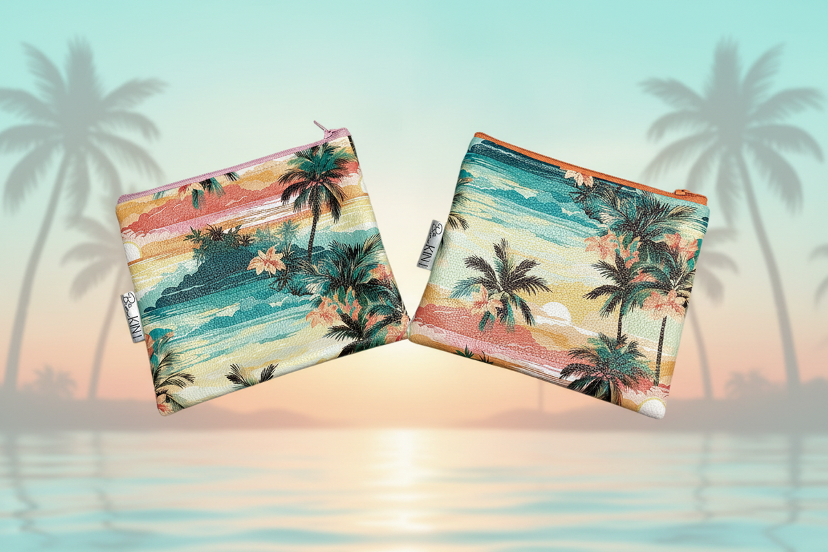 Pochette porte-monnaie carré au choix