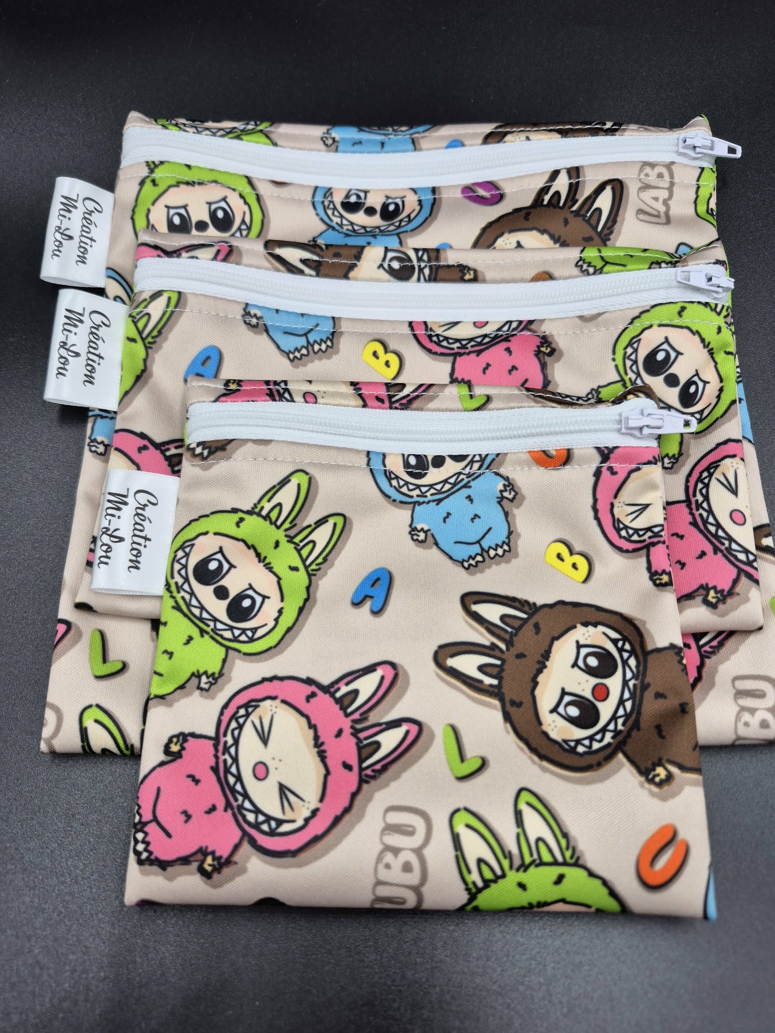 Sac à collation monstre poilu