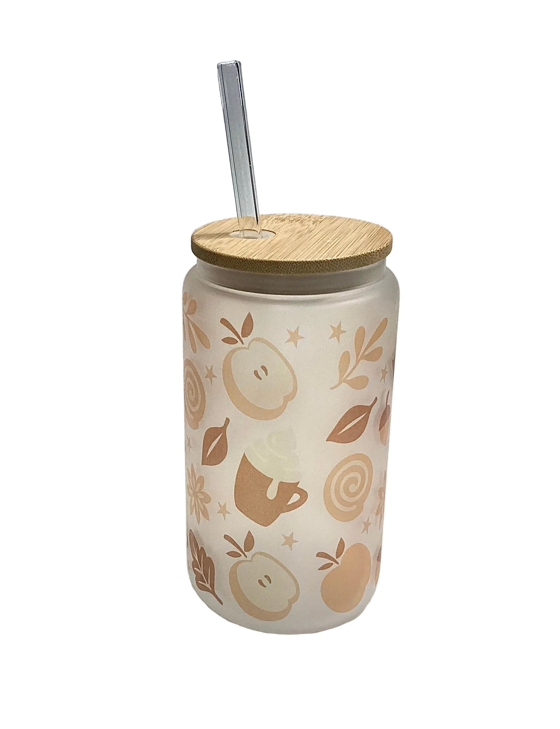 Verre avec couvercle en bois