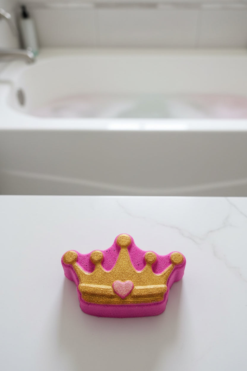 Mini bombe de bain couronne de princesse
