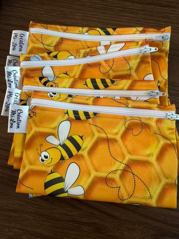 Sac à collation abeille