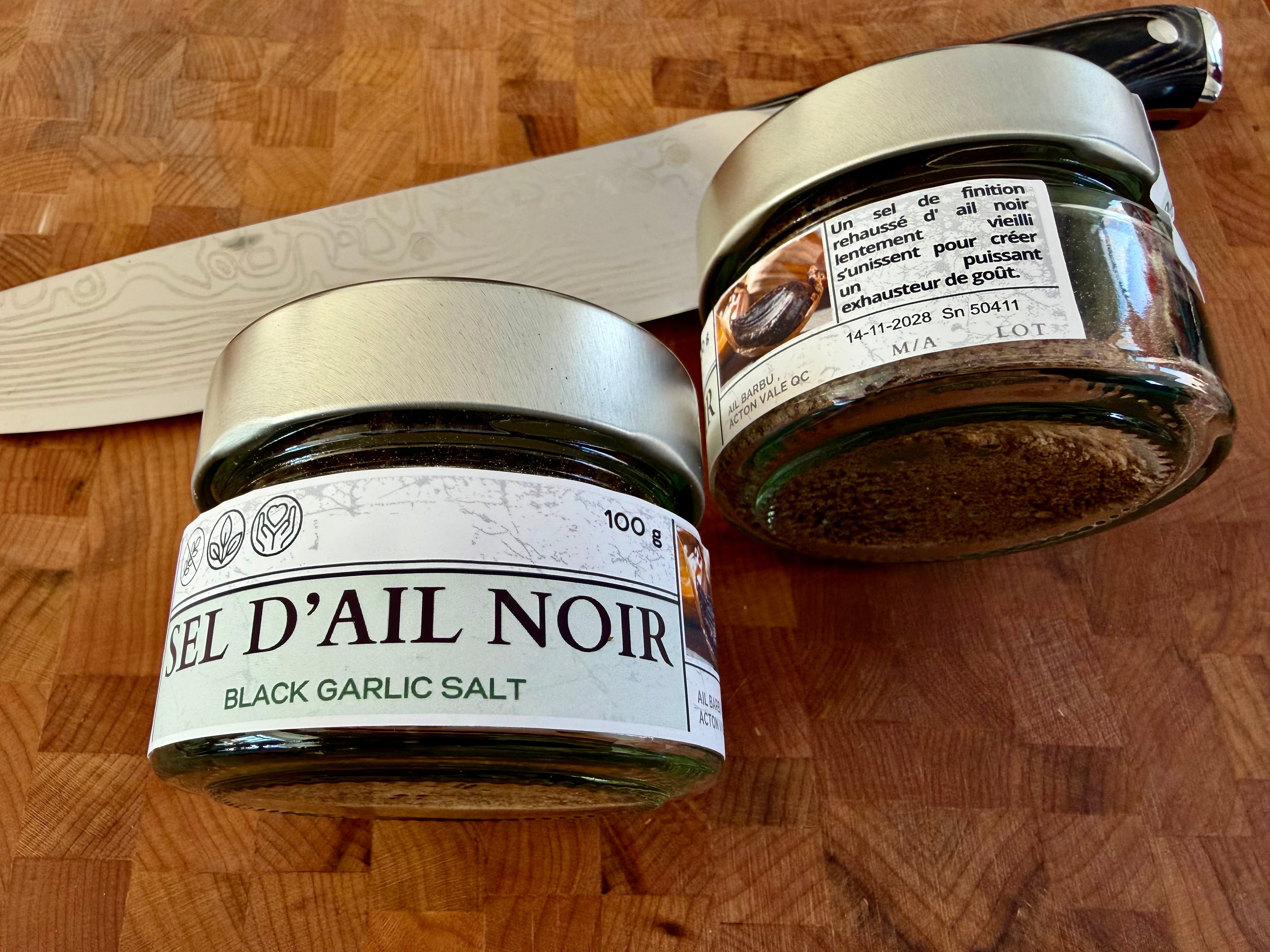 Épices sel d’ail noir