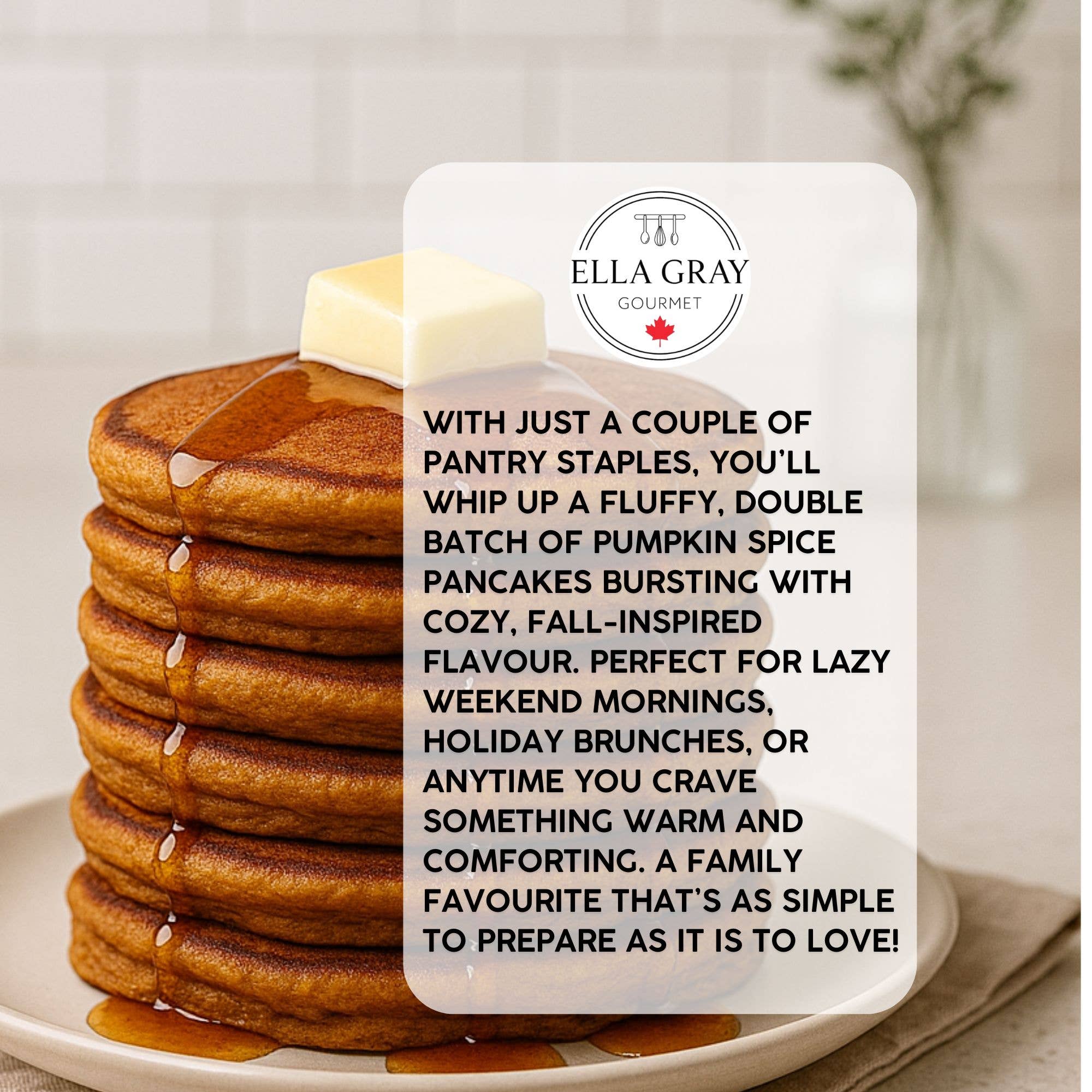 Mélange à crêpes à la citrouille