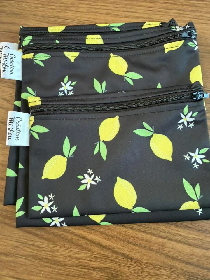 Sac à collation citron