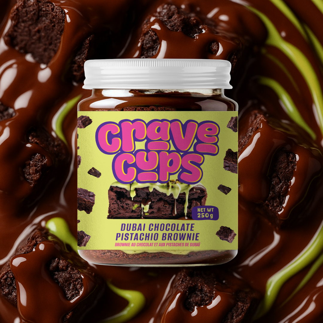 Crave Cups - Coupes Dessert Chocolat Pistache de Dubaï