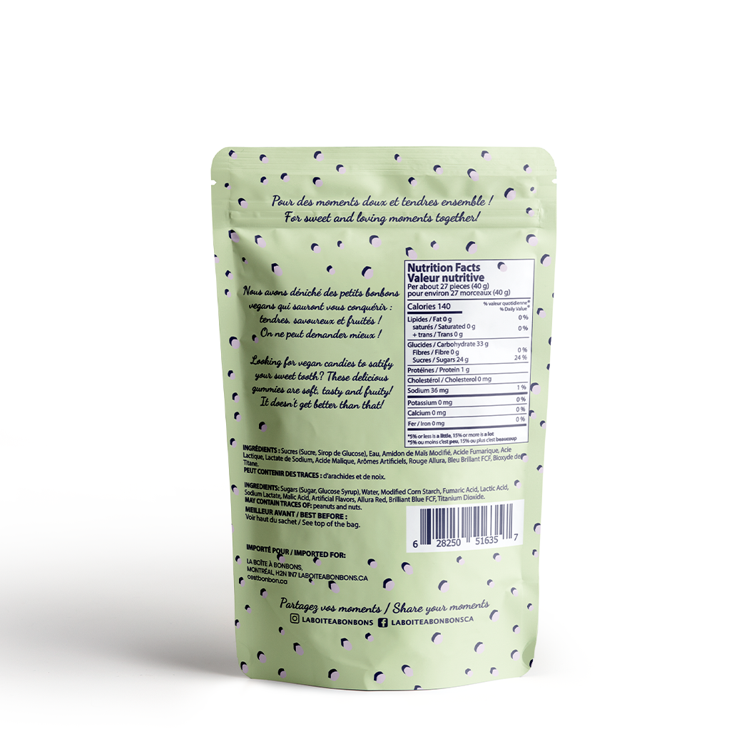 Vegan billes - Bonbons gélifiés