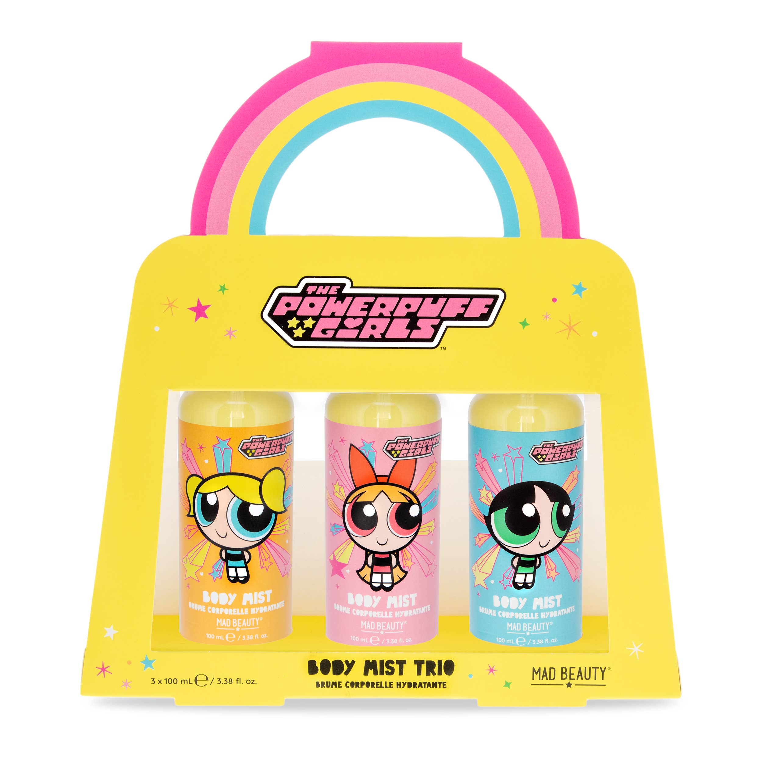 Trio de Brumes Corporelles Mignonnes Powerpuff Girls | Mad Beauty