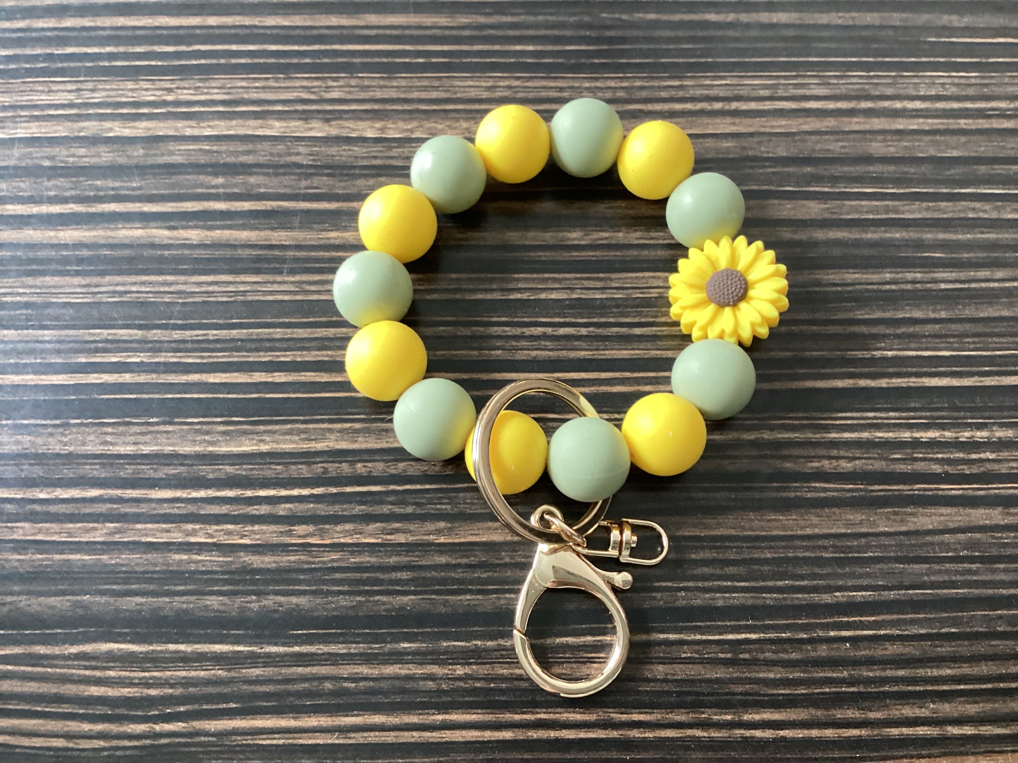 Flower key ring