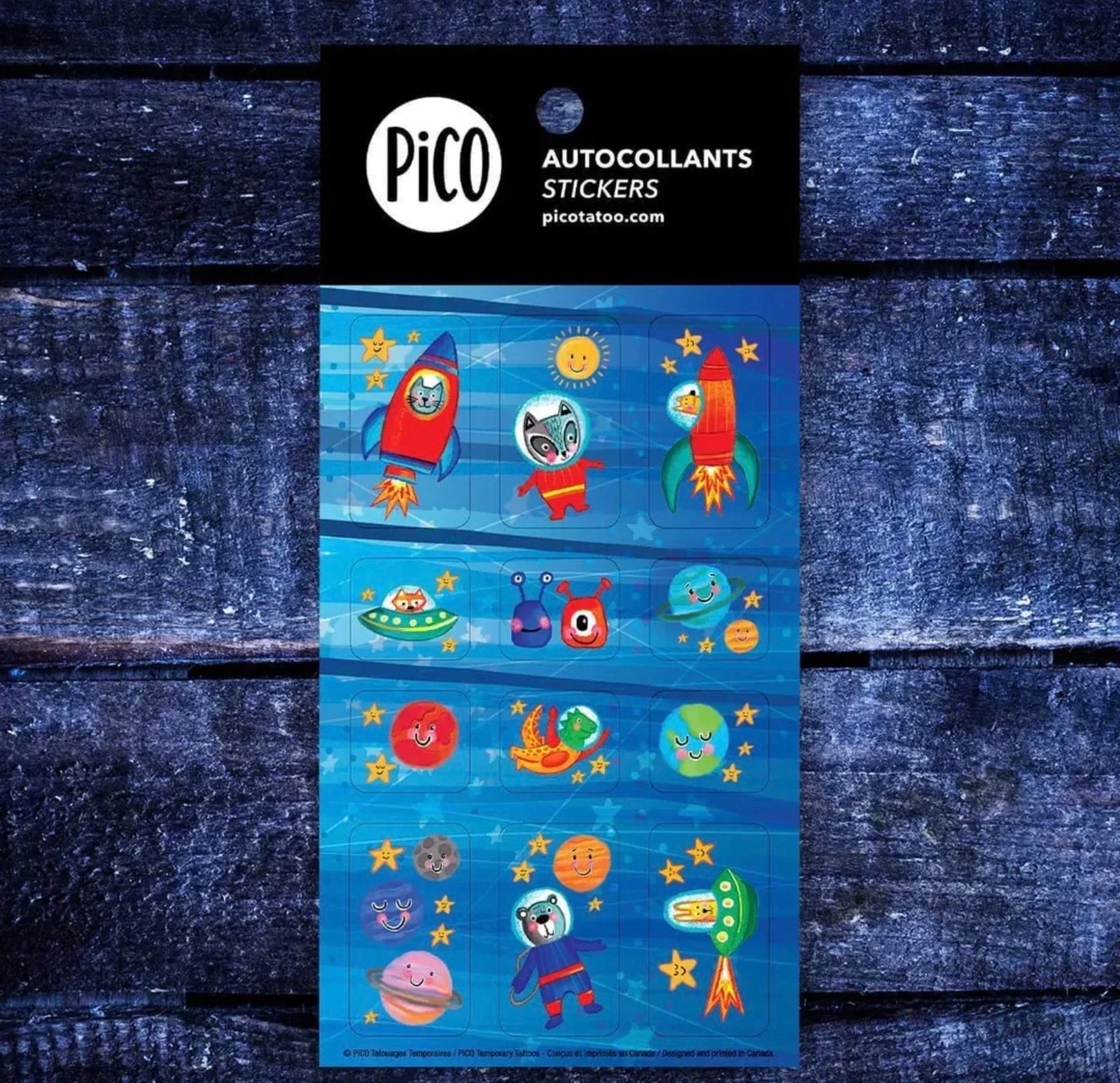 Autocollants espaces